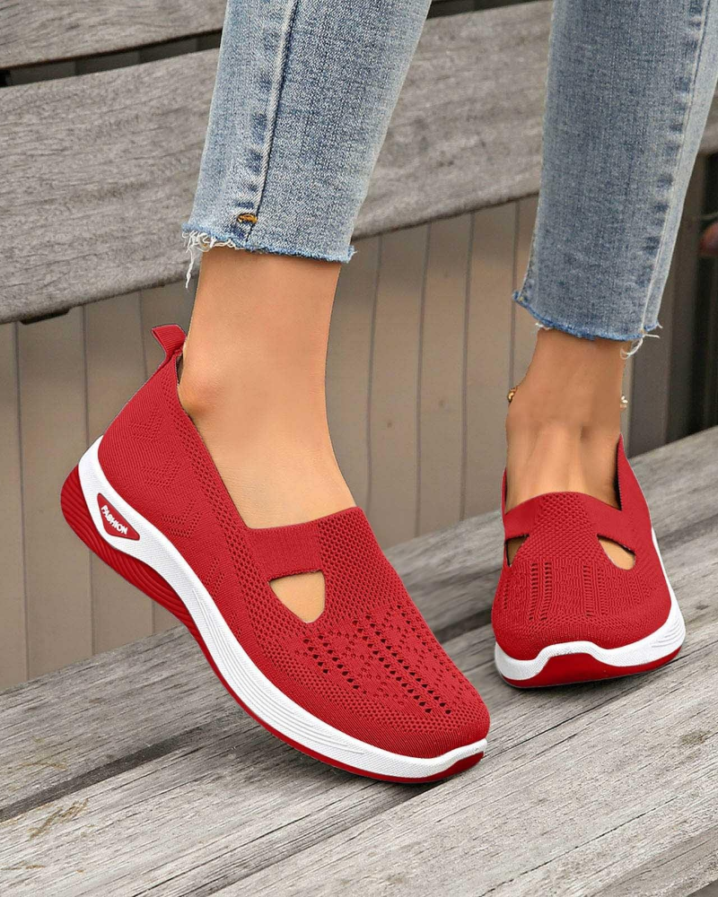 Brynn női túracipők – légáteresztő, ívtámaszos slip-on sportcipők