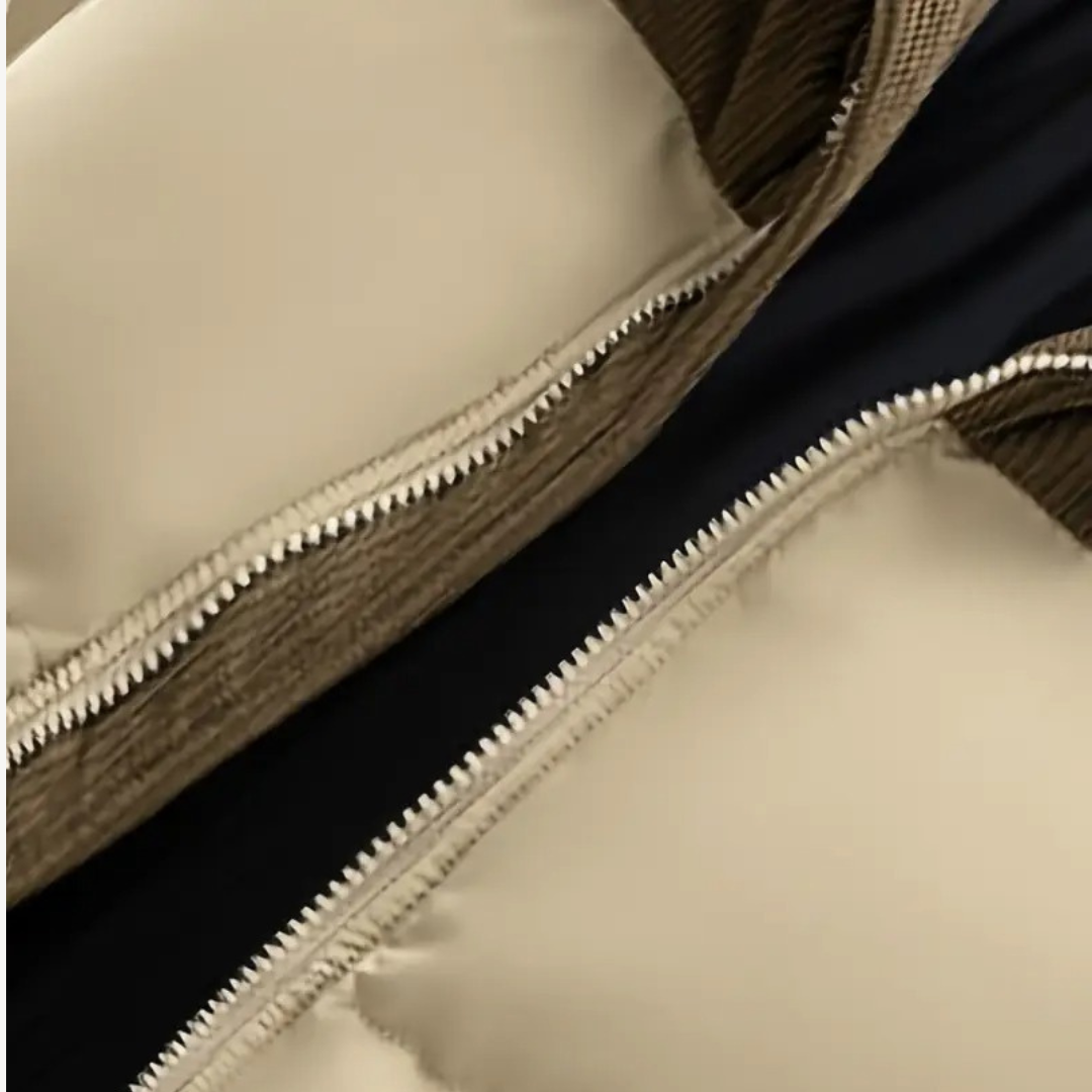 Mason  Veste Puffer Homme – Doudoune Matelassée avec Capuche en Velours Côtelé