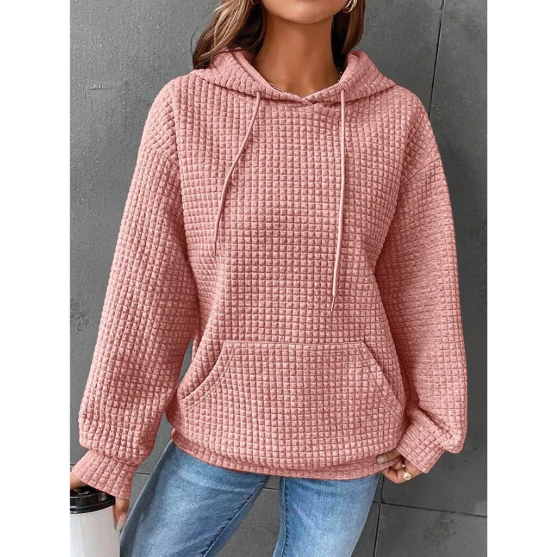 Laura Hoodie Femme à Cordon – Sweat en Coton Doux Coupe Décontractée