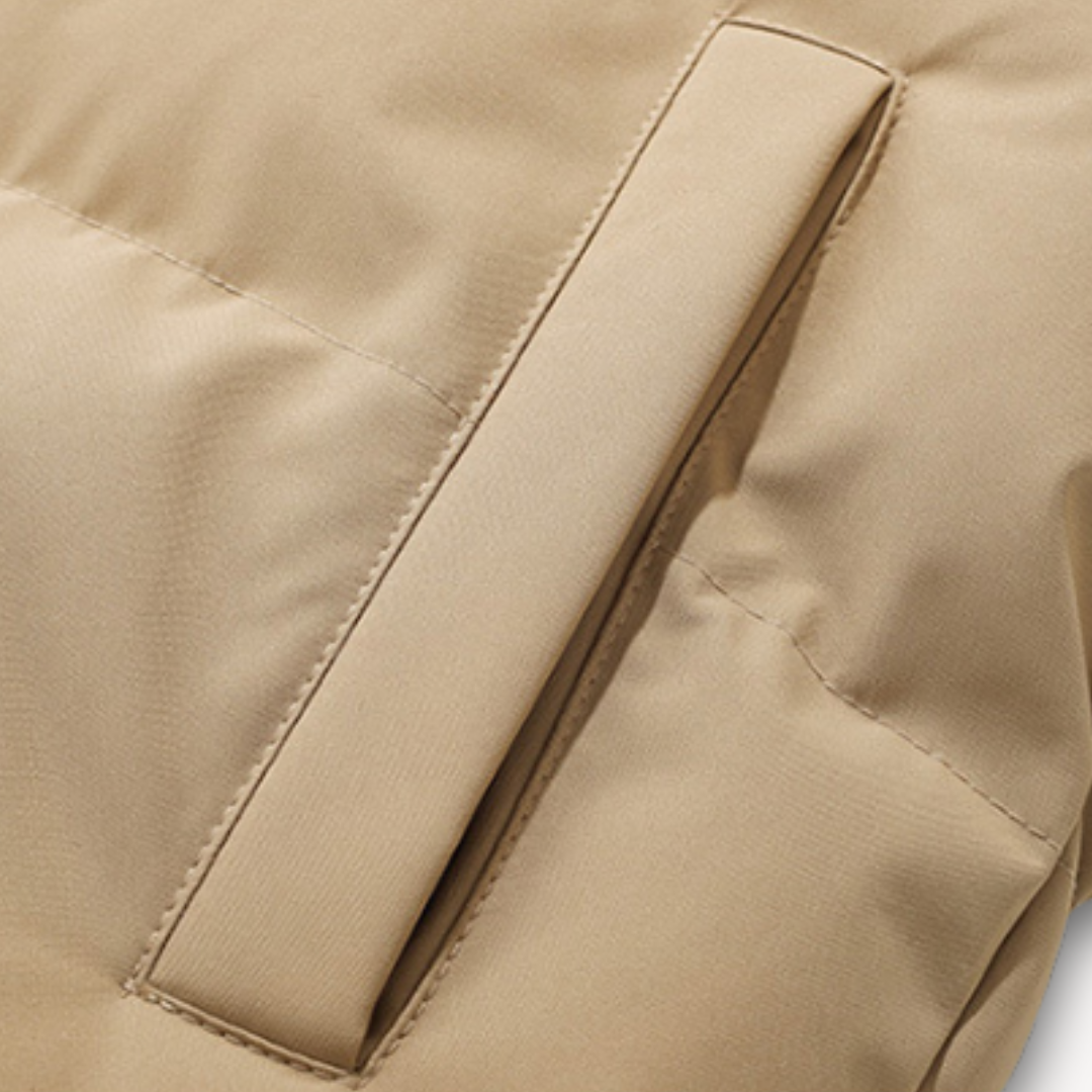 Zander Veste Puffer Homme à Capuche – Doudoune Légère Déperlante en Polyester