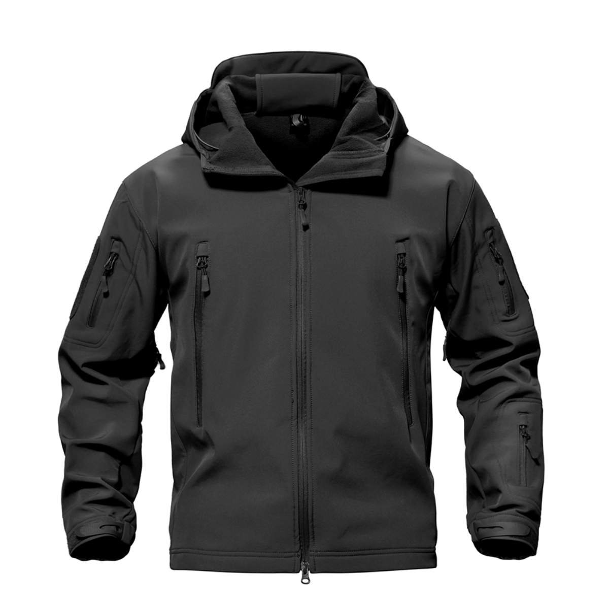 Panther Herren Softshell-Taktikjacke – Wasserdicht, Verstellbare Kapuze & Für den Außenbereich geeignet