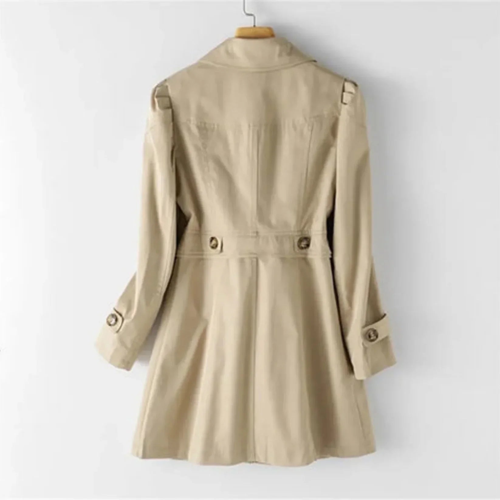 Livia Women's Mantle – Elegant Waterproof Trench Coat with Classic & Timeless Style