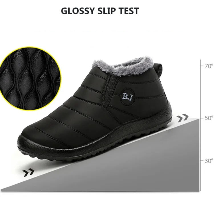 Nhovi Snowy Slips Homme Lunero Eindhoven – Nepremokavé a teplé zimné topánky na nazutie