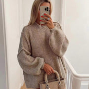 Arleth svetr z pleteniny oversize pro ženy – prémiový měkký zimní svetr s volným střihem