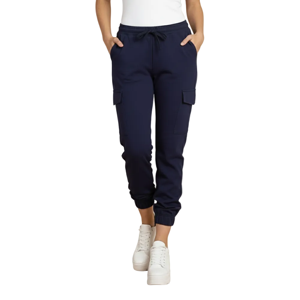 Kate nohavice cargo na jogging pre ženy – streetwear jogger s elastickým pásom a vreckami