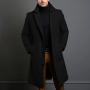 William Wool Coat for Men – Classic Fit with Warm and Durable Fabric & Timeless Design