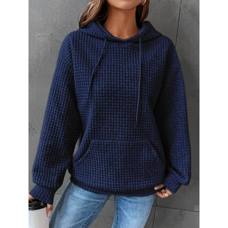 Laura Hoodie Femme à Cordon – Sweat en Coton Doux Coupe Décontractée