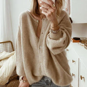 Lindy Cardigan Oversize Femme – Miękki sweter z guzikami i nowoczesnym, luźnym krojem