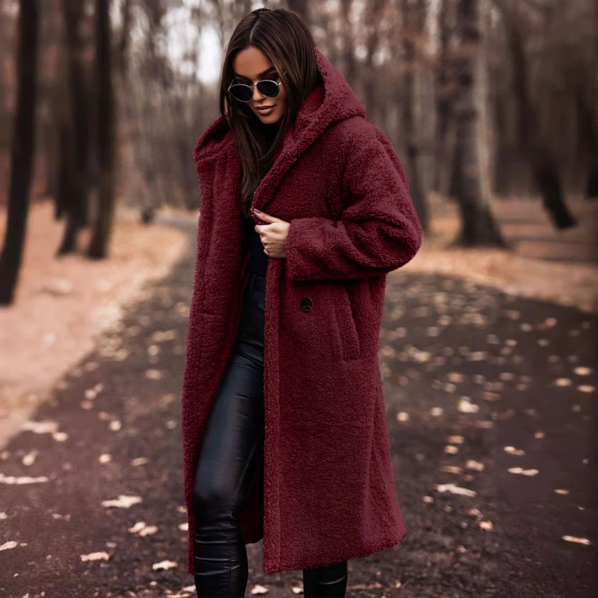 Faith Dámský podzimní kabát – Teplá a elegantní bunda s bezpečným zapínáním a moderním elegantním designem