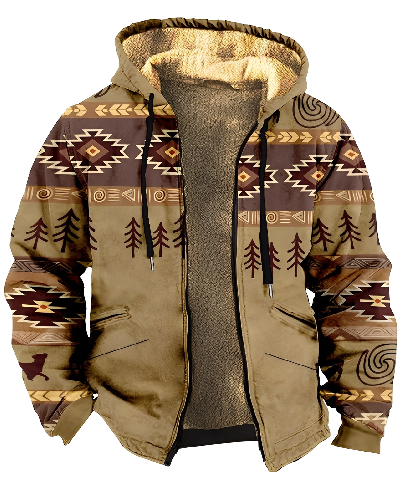 Mervin Men's Jacket – Color Block Hoodie in Soft & Breathable Fabric