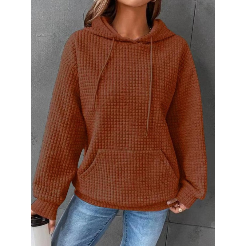 Laura Hoodie Femme à Cordon – Sweat en Coton Doux Coupe Décontractée