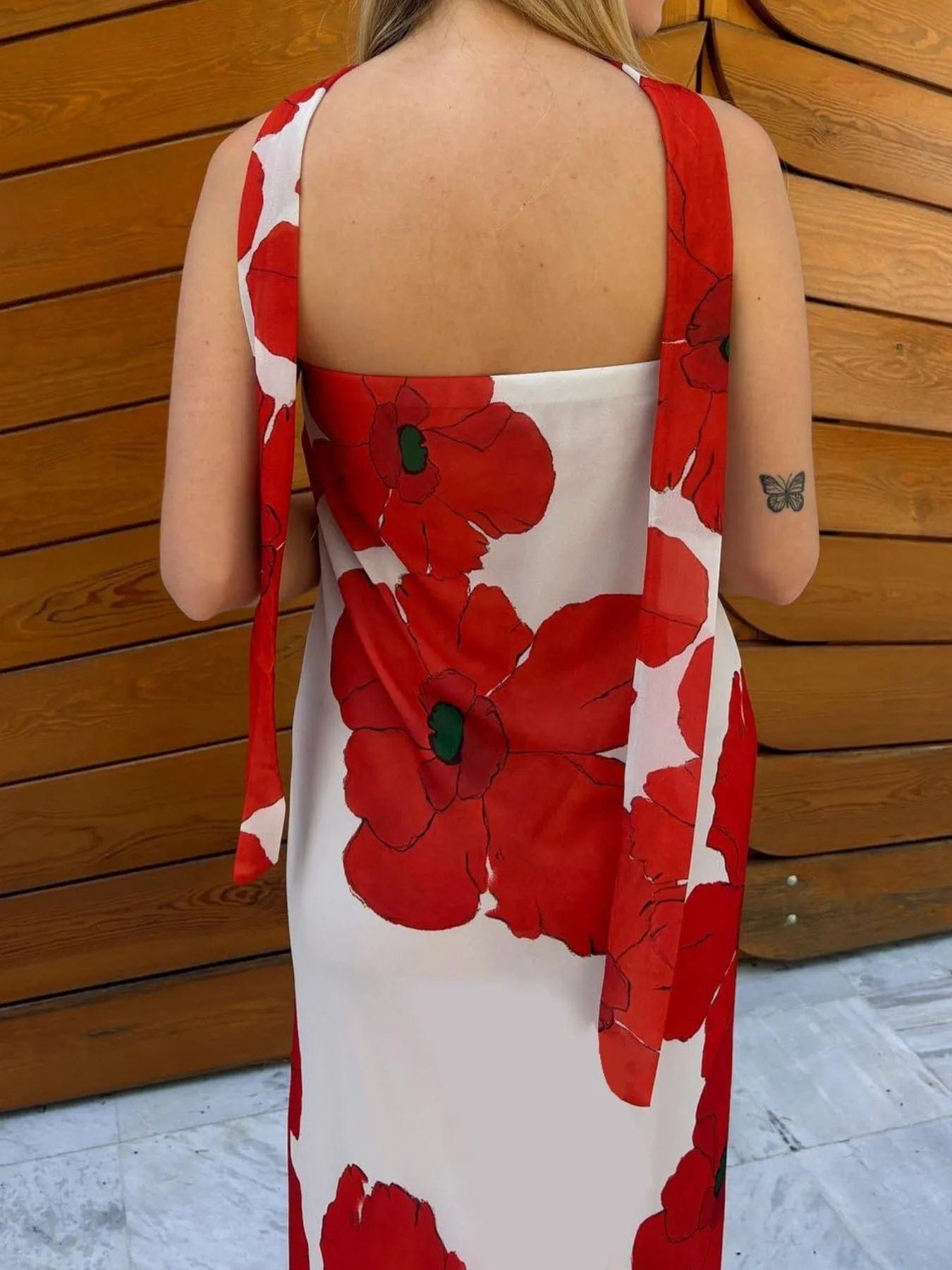Isaline Robe Maxi Femme – Robe Tube Imprimée Sans Bretelles Coupe Longue Élégante Été