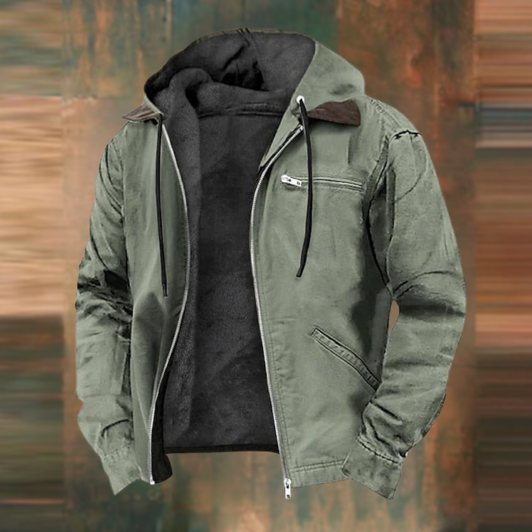 Chaqueta Jerome para hombre: una chaqueta de cuero elegante y moderna con un estilo atemporal.