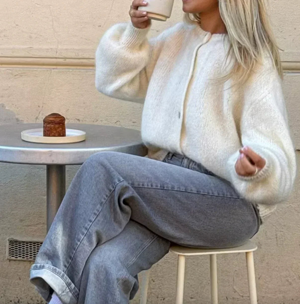 Dámský cardigan Addilyn – měkký a elegantní svetr z pohodlné pleteniny na zimu