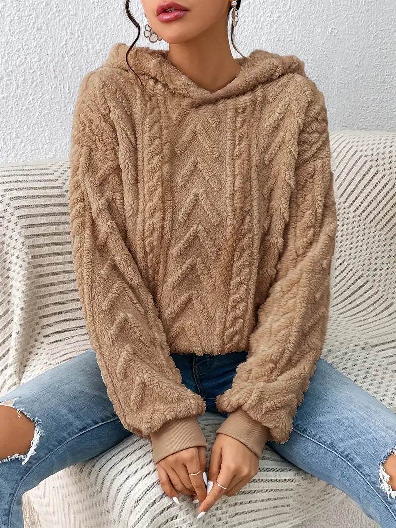 Remeline Hoodie Polaire Femme – Coupe Oversize, Douceur Chaude & Style Décontracté