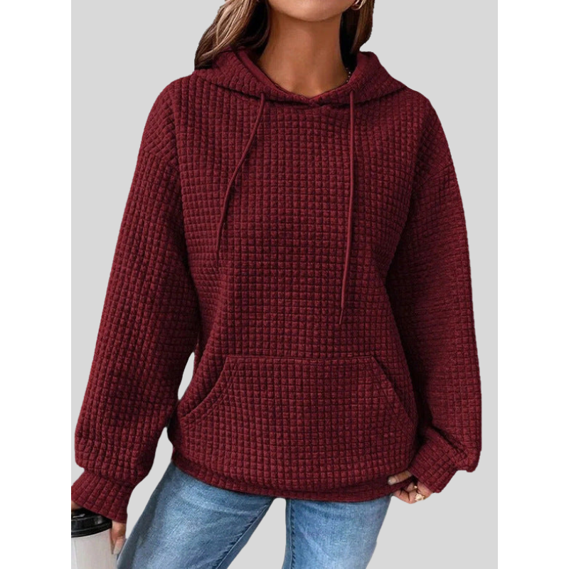 Laura Hoodie Femme à Cordon – Sweat en Coton Doux Coupe Décontractée