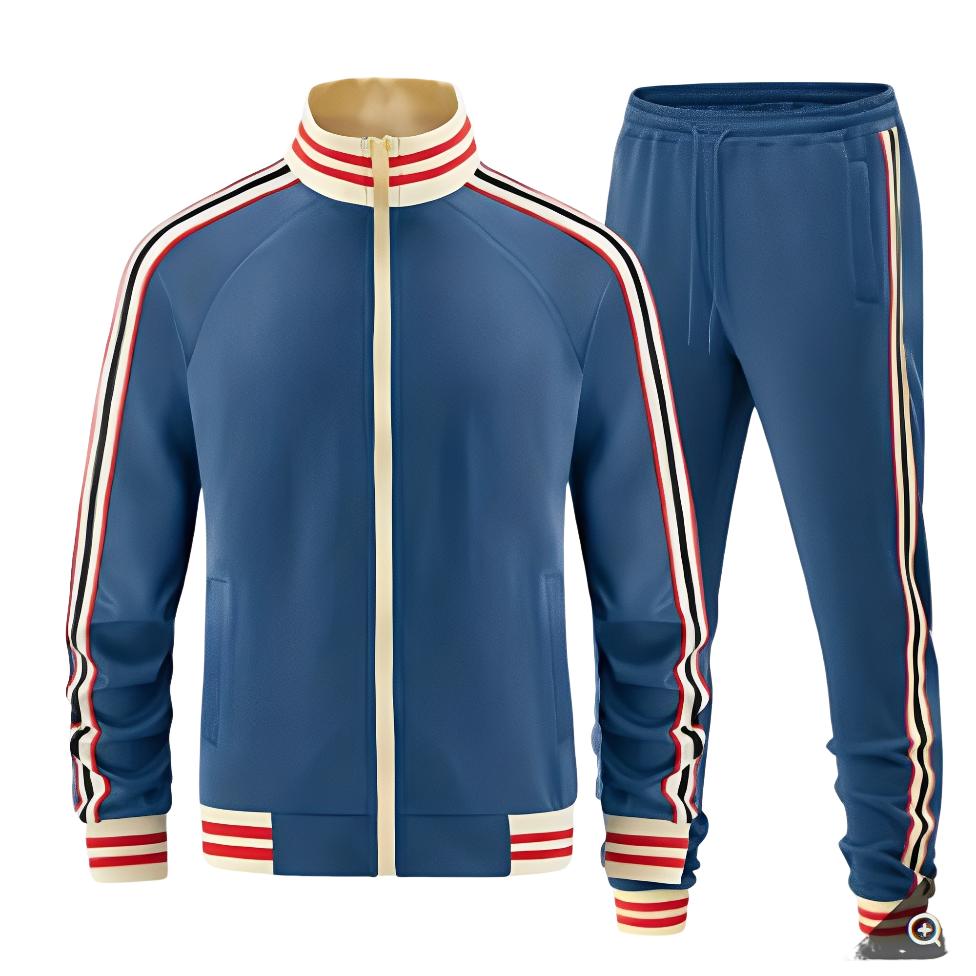 Peyton Completo Sportivo Donna – Set Leggero a Righe con Giacca e Pantaloni Traspiranti