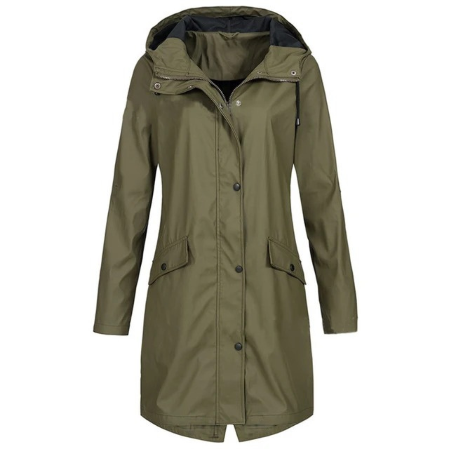 Arya Veste Coupe-Vent Femme – Kevyt vedenpitävä tuulitakki hupulla ja käytännöllisillä taskuilla