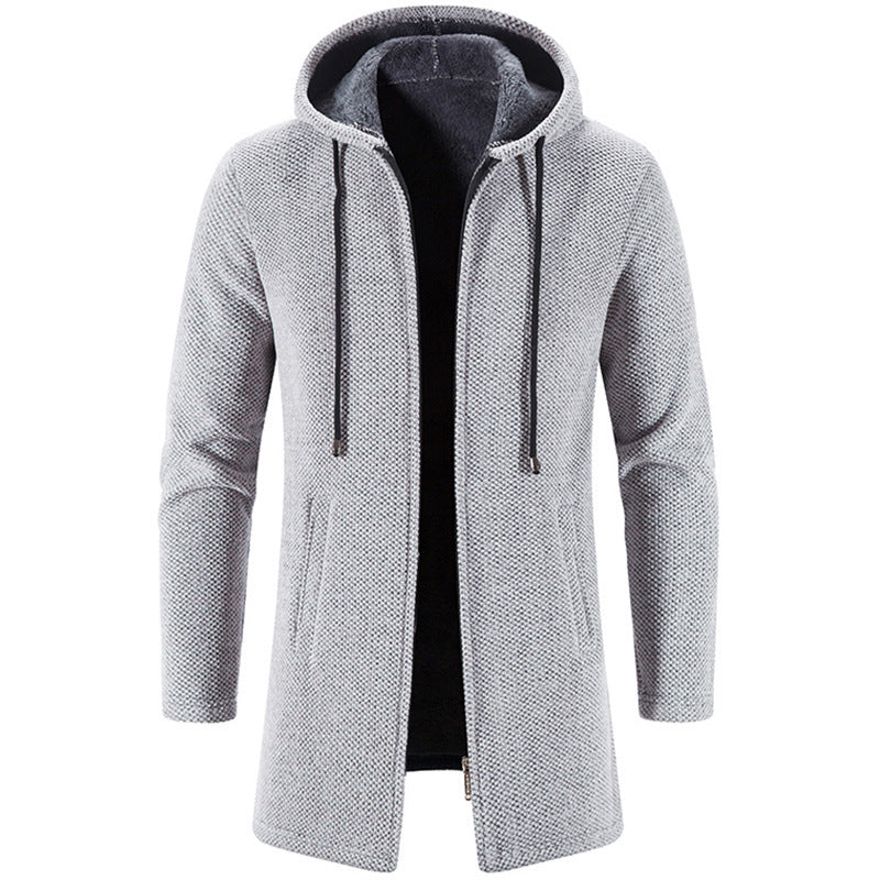 Reginald – Men's Fleece Hoodie Jacket – Soft and Warm Outer Coat with Comfortable Fit for Cold Weather