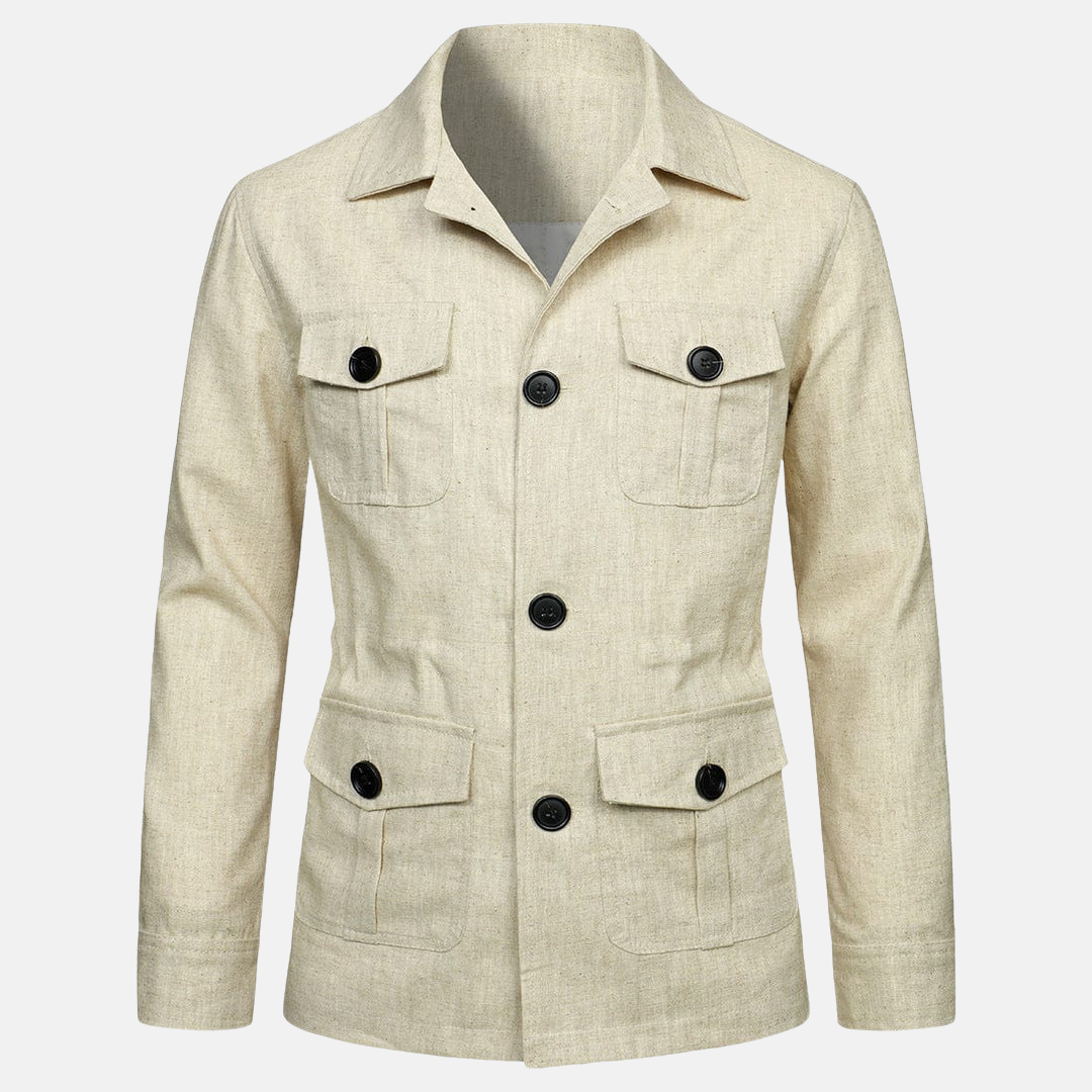 Vince elegante Herrenweste – klassischer Stil mit mehreren Taschen & Knopfverschluss