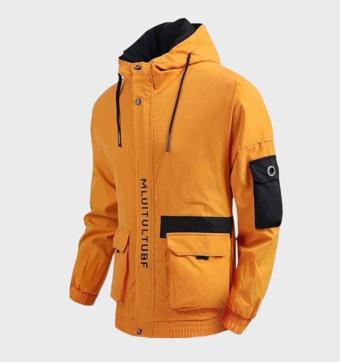 Heidee Herren Wasserabweisende Leichte Jacke – Regular Fit mit Kapuze für Herbst & Winter