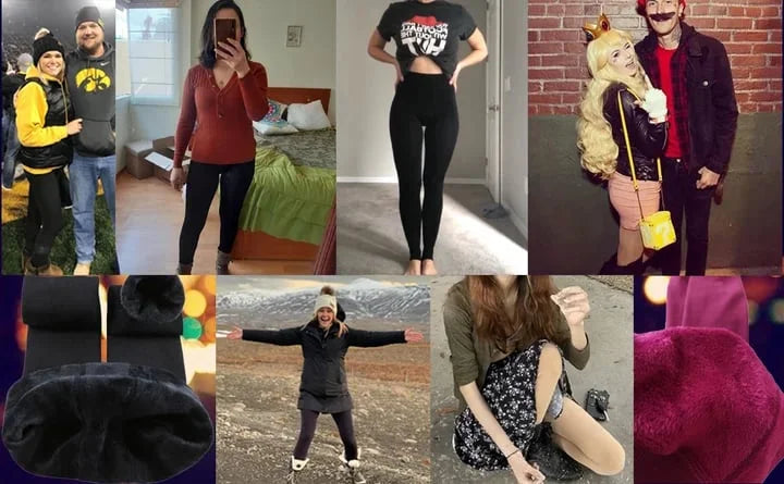 SoftCloud legíny s dvojitou fleecovou vrstvou pre ženy – ultra teplé a elastické zimné nohavice s priliehavým strihom