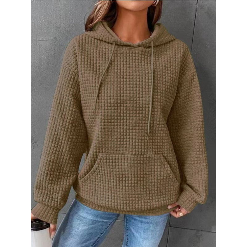 Laura Hoodie Femme à Cordon – Sweat en Coton Doux Coupe Décontractée