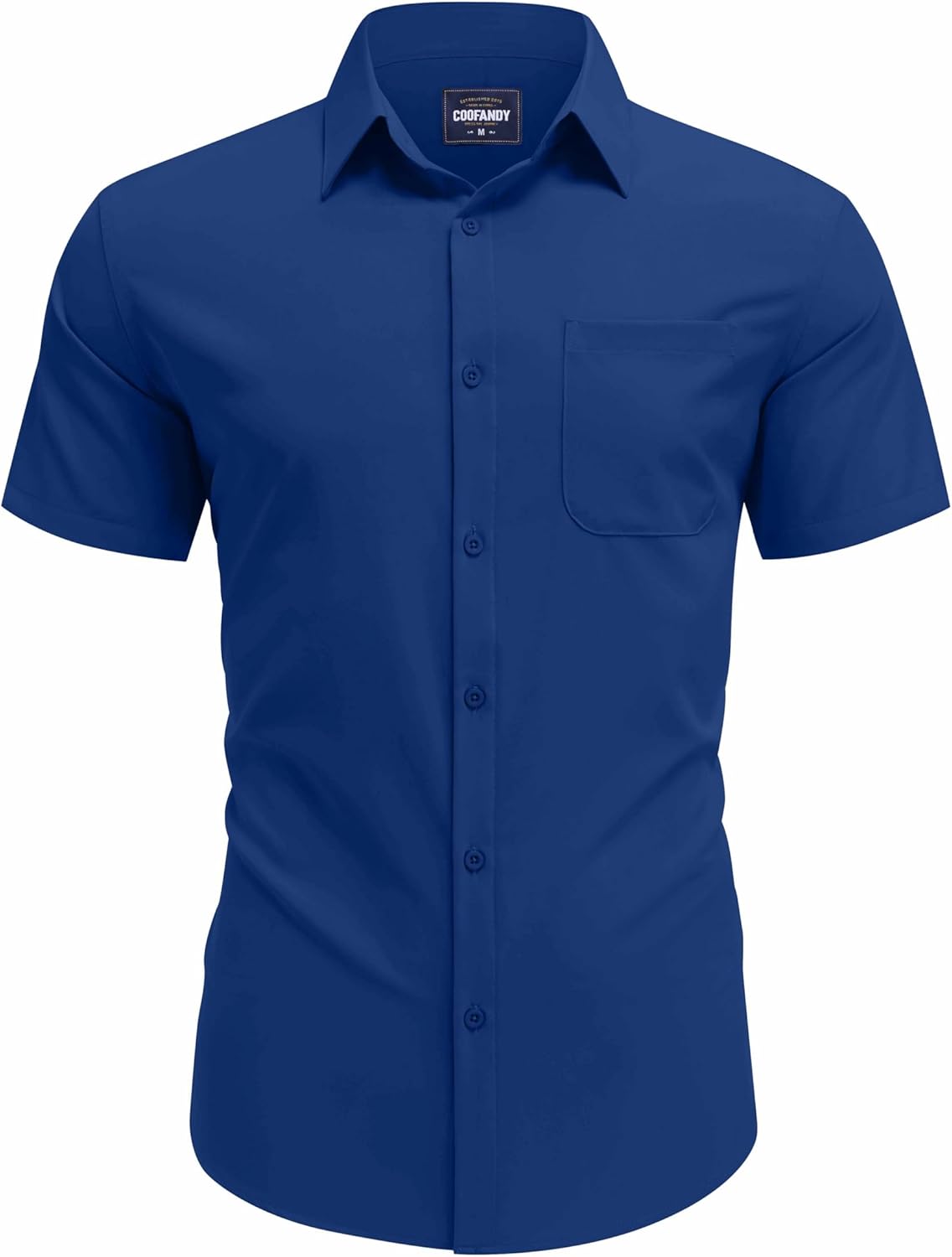 Lucio Camisa Homem – Camisa Sem Engomar Manga Curta & Estilo Casual Chic