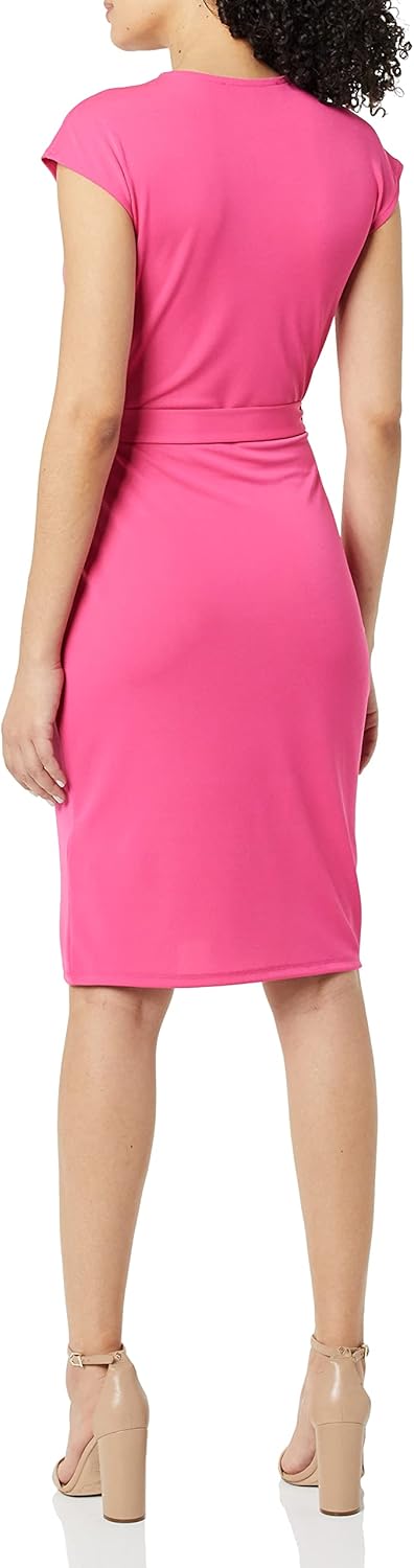 Rori Vestido Carteira Feminino – Decote em V, Corte Ajustado & Jersey de Algodão Confortável e Elegante