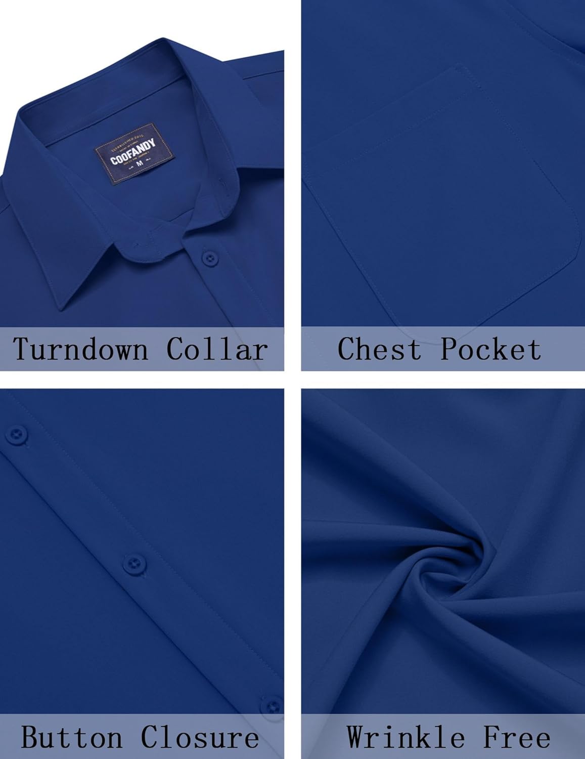 Lucio Camisa Homem – Camisa Sem Engomar Manga Curta & Estilo Casual Chic