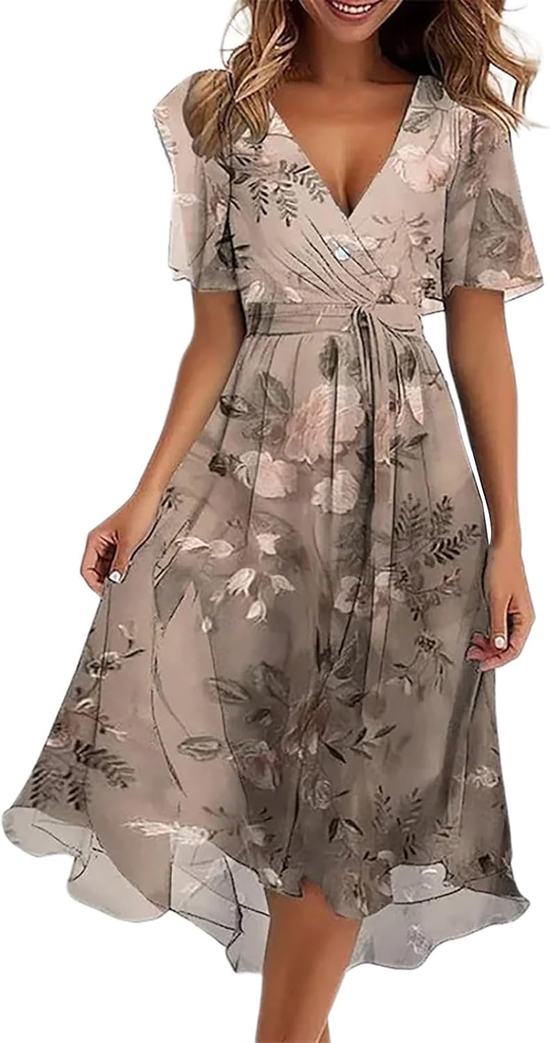 Élodie Women's Summer Dress – Lightweight and Casual Sleeveless A-Line Dress