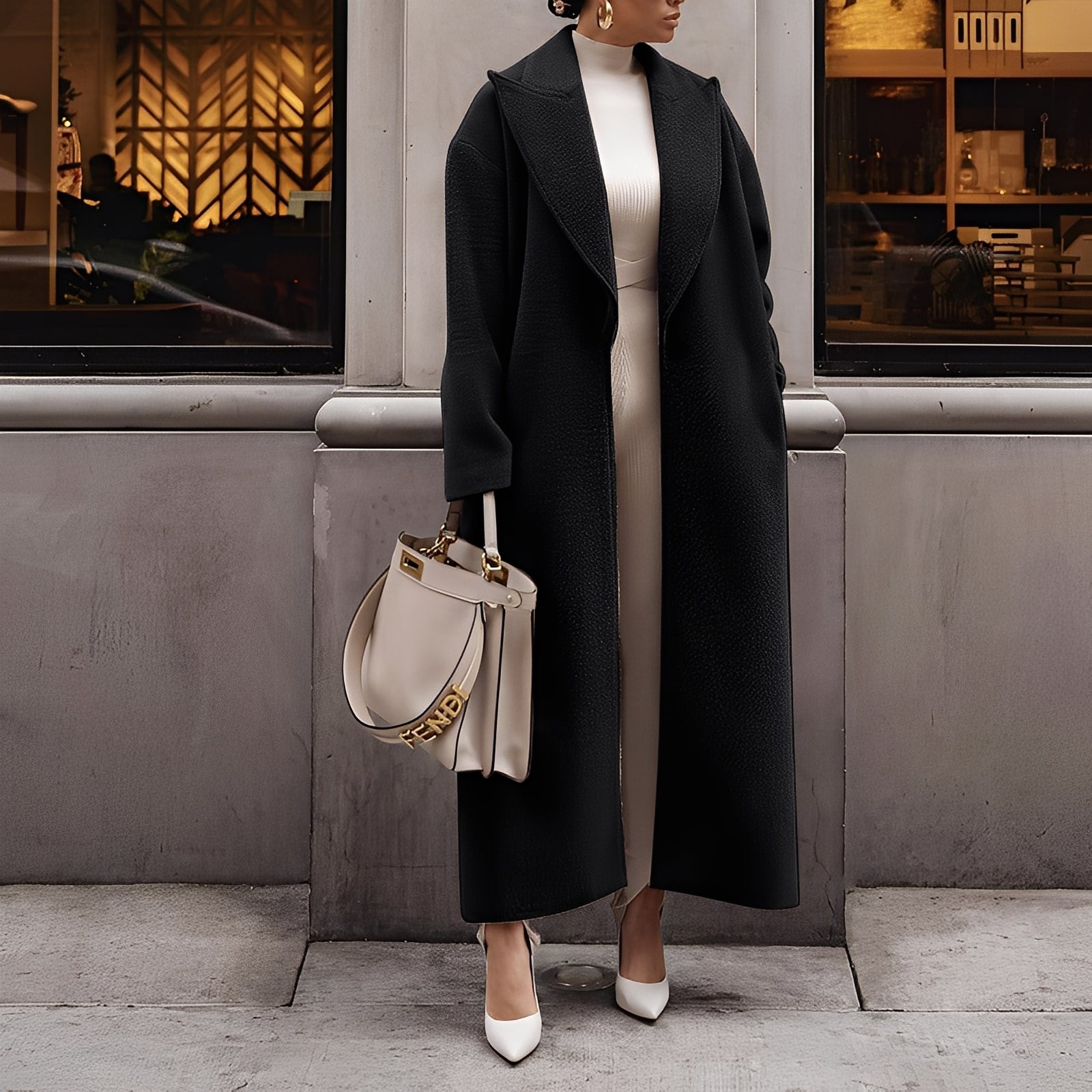 Summer Manteau Femme – Coat Oversize Chaud & Confortable en Tissu Doux pour Hiver