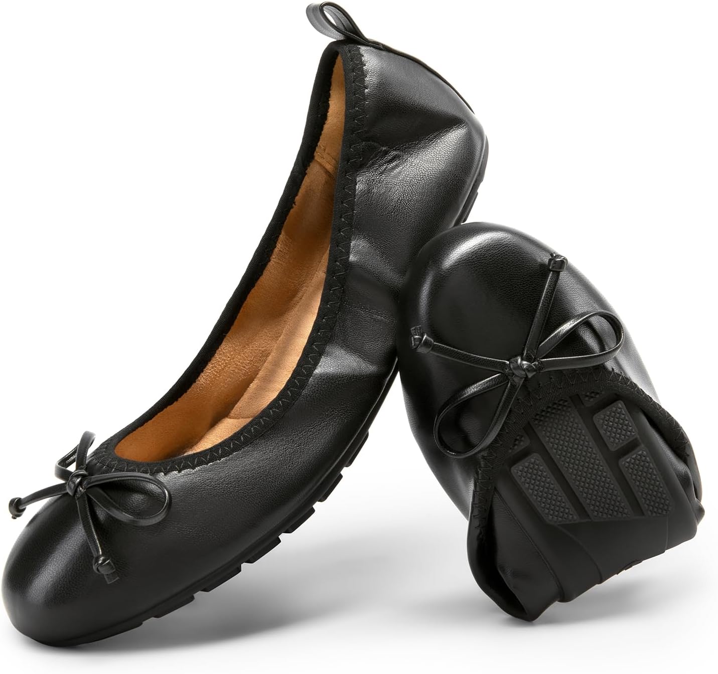 Mélisande Ballerinas Dobráveis para Mulher – Sapatos Rasos Flexíveis com Suporte do Arco Plantar