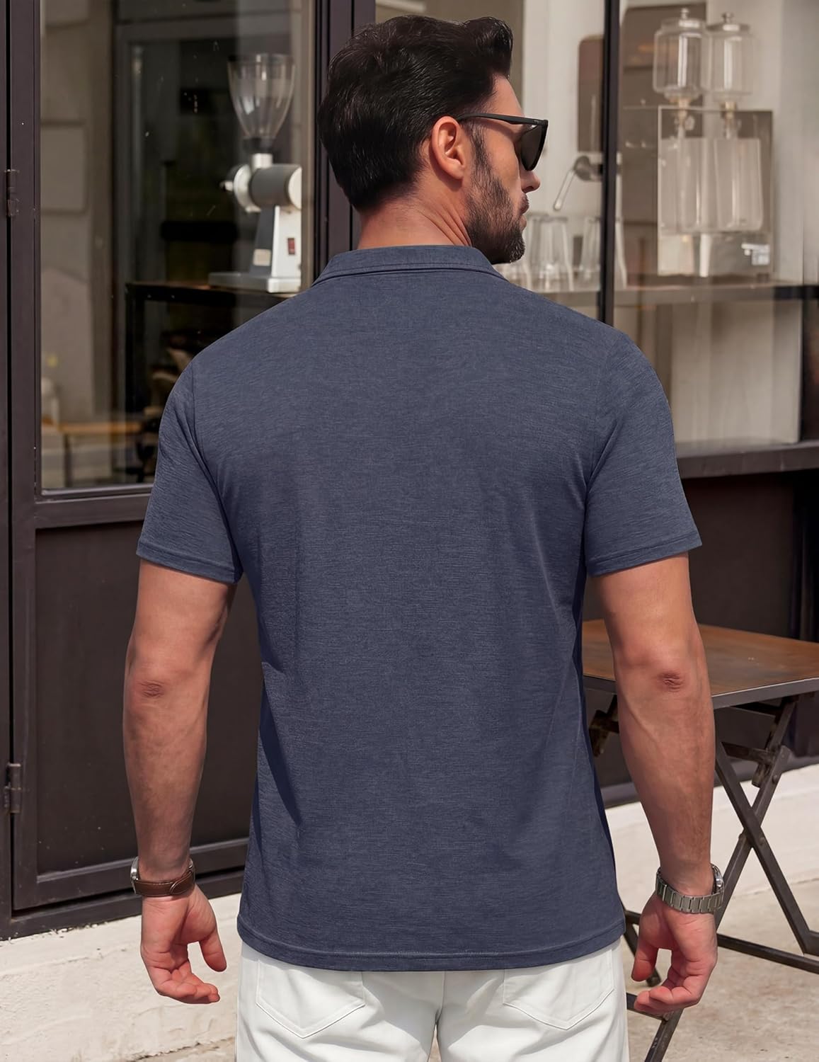 Leonel Polo Bărbați – Polo Bumbac Ușor, Buzunar & Stil Casual Chic de Vară