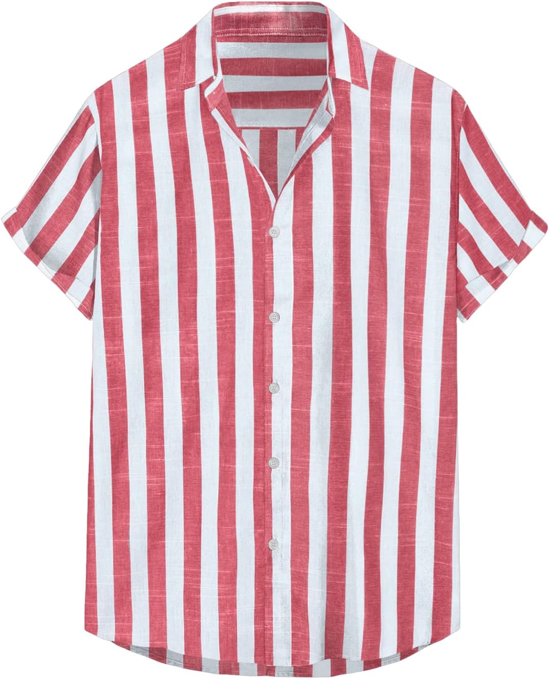 Camisa Josh Homem – Camisa às Riscas de Manga Curta, Estilo Casual Chic de Verão