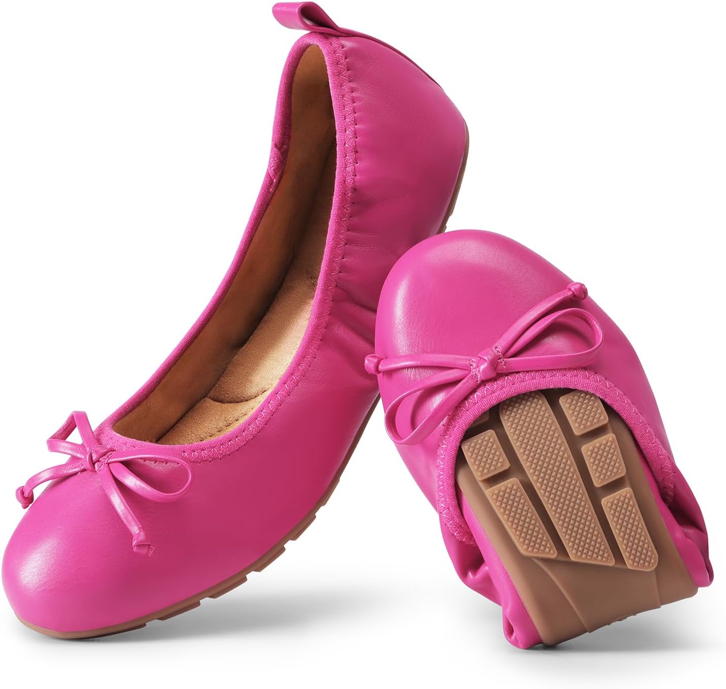 Mélisande Ballerinas Dobráveis para Mulher – Sapatos Rasos Flexíveis com Suporte do Arco Plantar