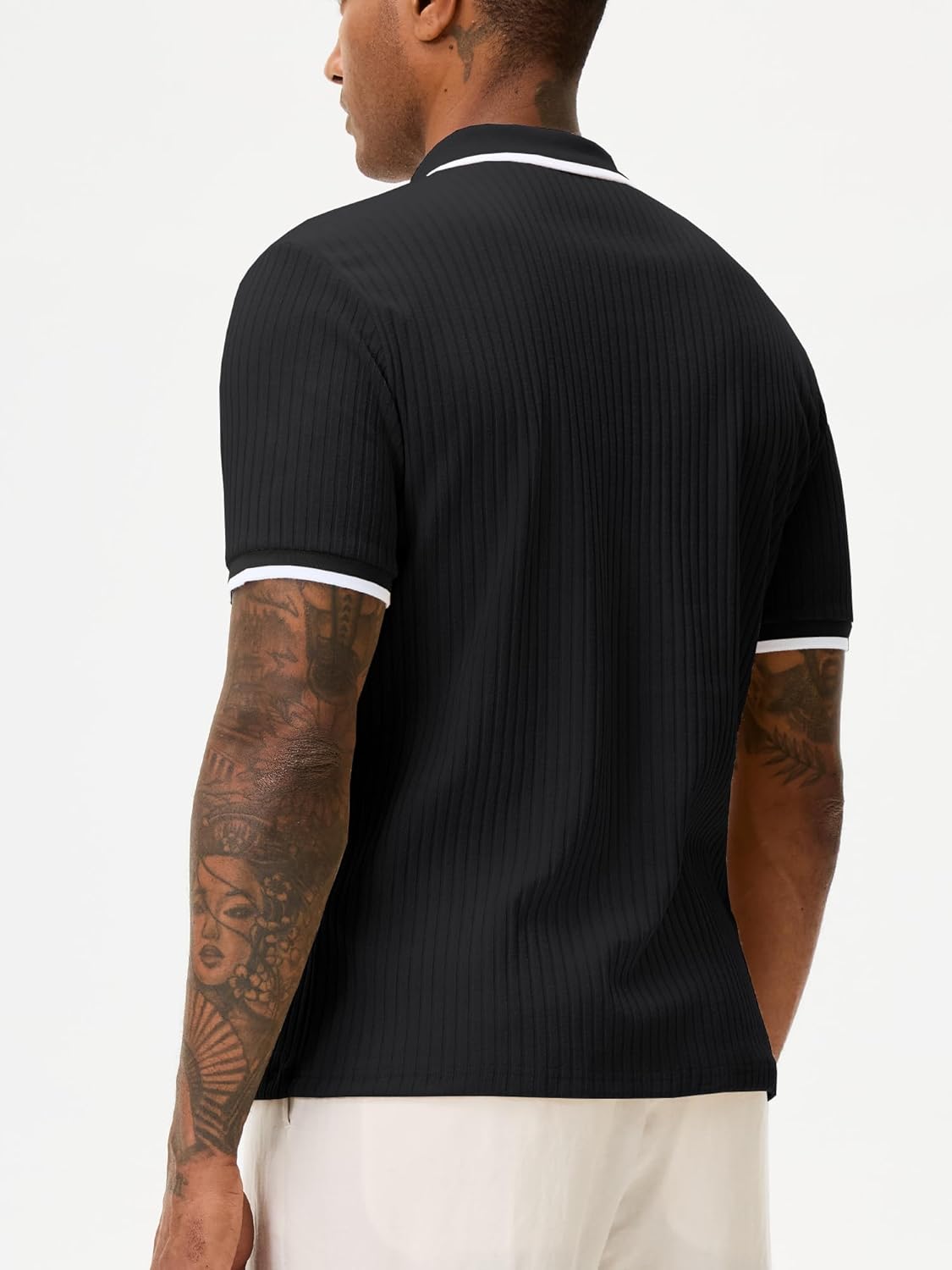 Adrien Polo Homem – Polo Malha Stretch, Leve e Estilo Casual de Negócios