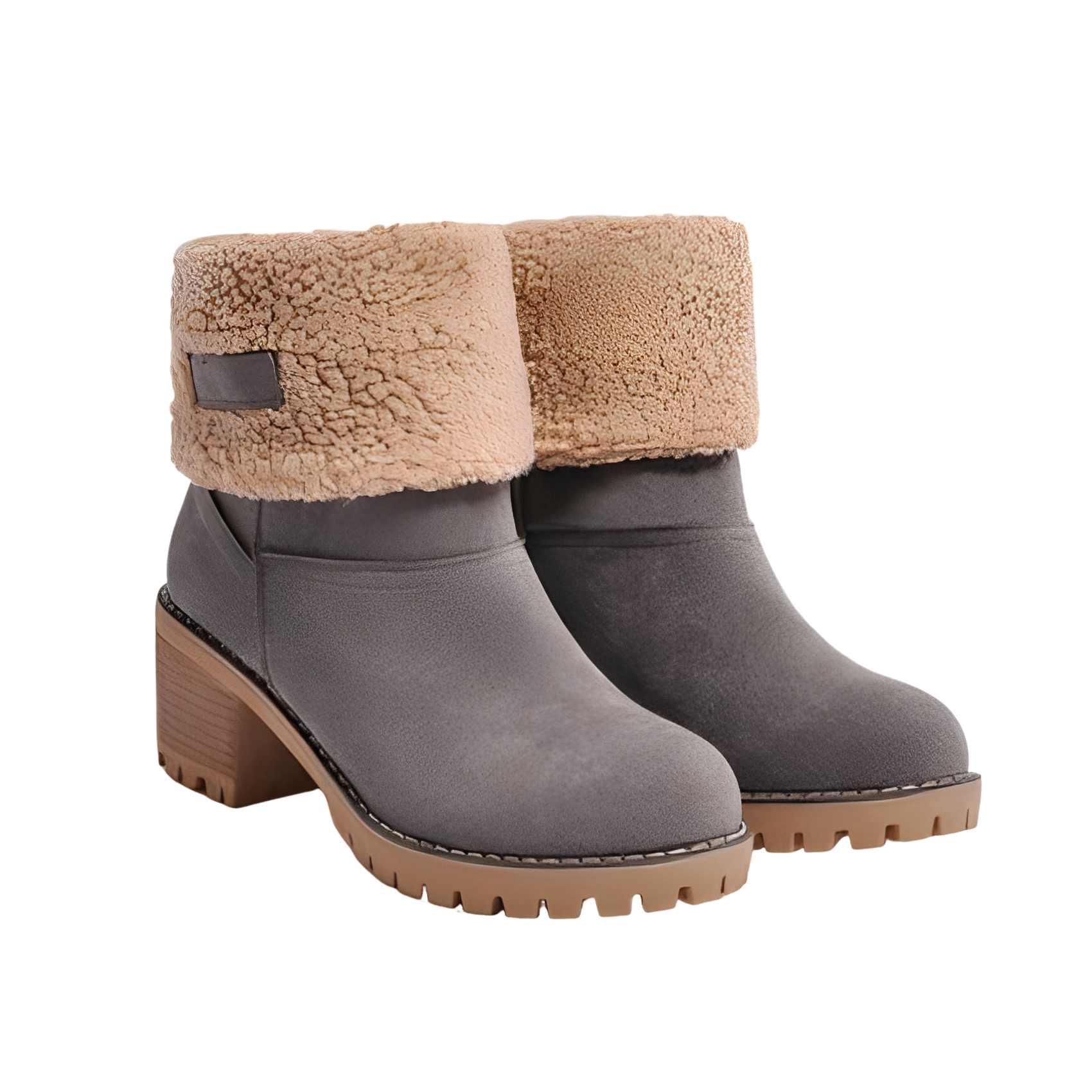 Joella Winter Suede Boots for Women – Elegant and Warm Shoes with Non-Slip Sole for Cold Weather