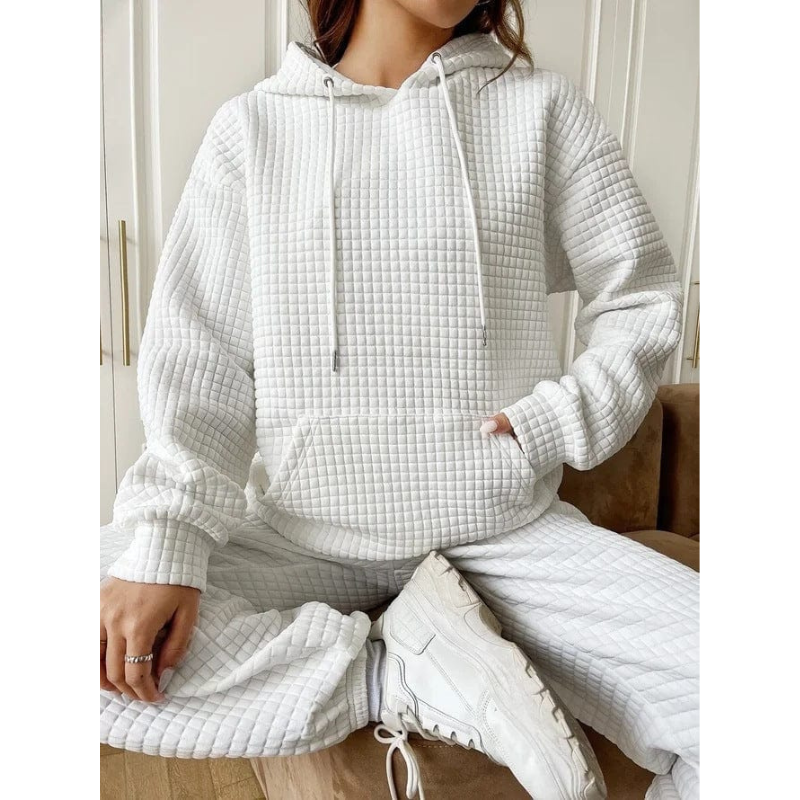 Laura Hoodie Femme à Cordon – Sweat en Coton Doux Coupe Décontractée