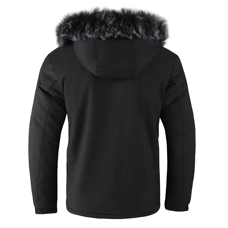 Leon Ανδρικό Χειμερινό Μπουφάν Lunero Eindhoven – Αδιάβροχο Outdoor Μπουφάν με Κουκούλα και Φλις Επένδυση