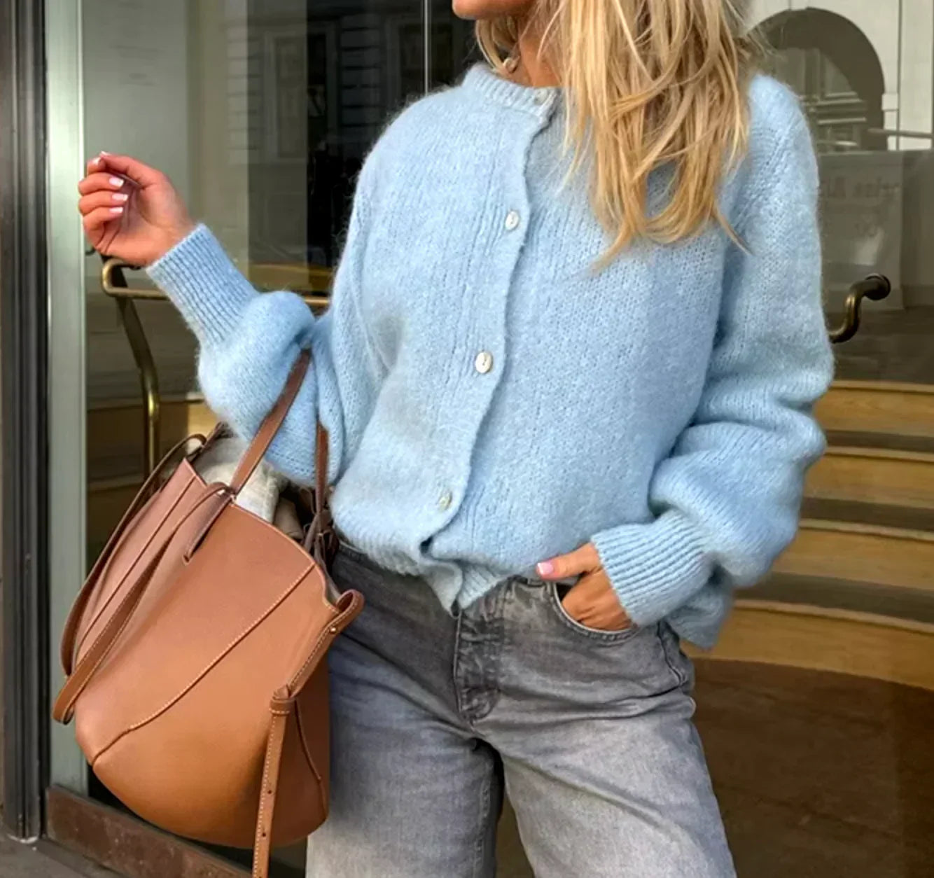 Dámský cardigan Addilyn – měkký a elegantní svetr z pohodlné pleteniny na zimu