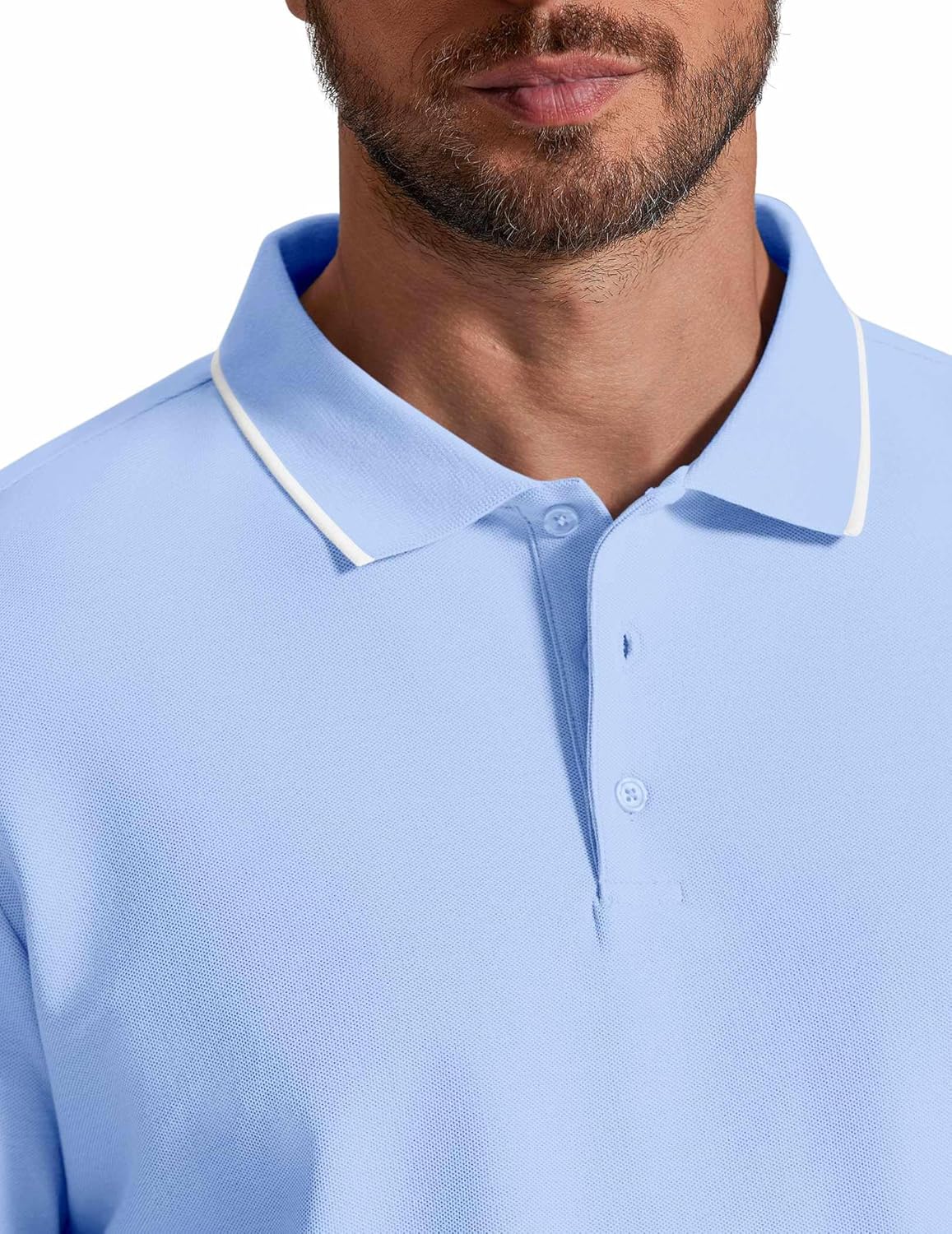 Leon Polo Homme – Polo z bawełny piqué z krótkim rękawem, styl casual i elegancki golf