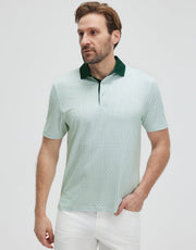 Victor Polo Homem – Polo de Golfe Estampado, Respirável UPF30+ & Secagem Rápida