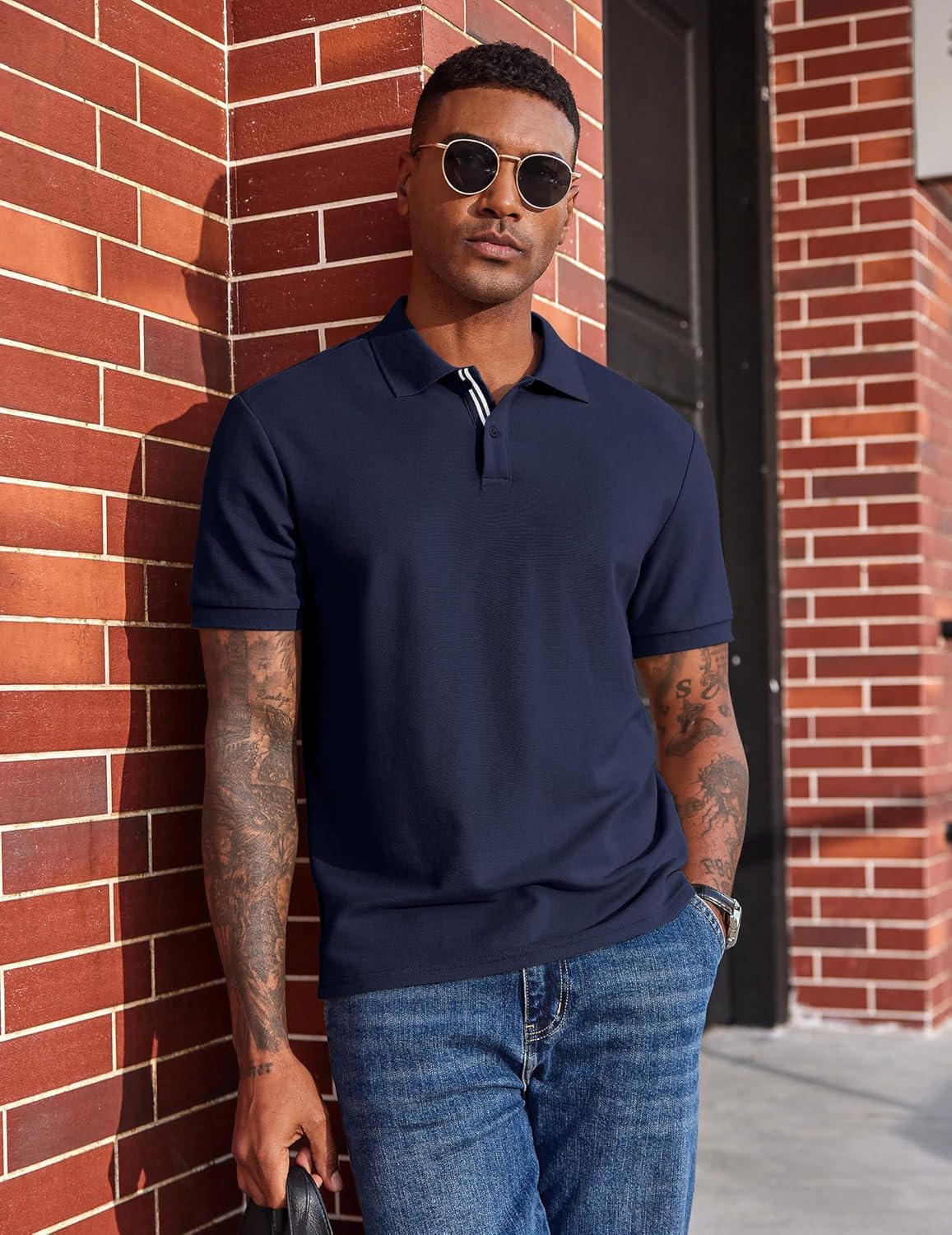 Victorio Polo Homem – Polo Algodão Piqué, Leve & Estilo Casual Chic Verão