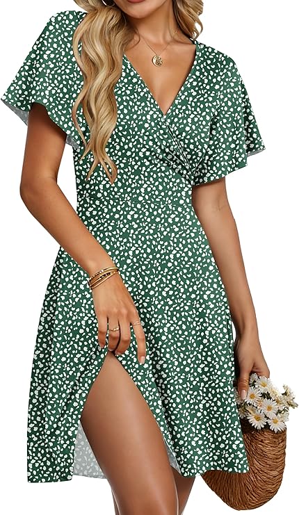 Dámský župan Taffy Robe Été – překřížený výstřih do V, volánové rukávy a elegantní áčkový střih