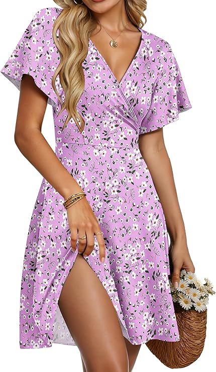 Dámský župan Taffy Robe Été – překřížený výstřih do V, volánové rukávy a elegantní áčkový střih