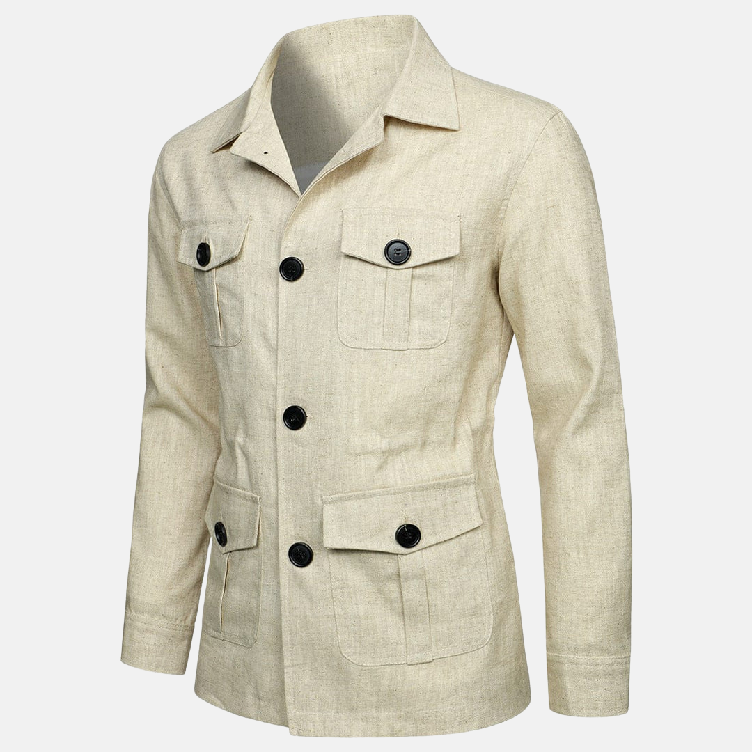 Vince elegante Herrenweste – klassischer Stil mit mehreren Taschen & Knopfverschluss