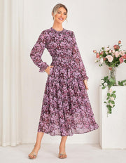 Vestido Clara Mulher Patinadora – Decote em V Cruzado, Cintura Império, Jersey Fluido