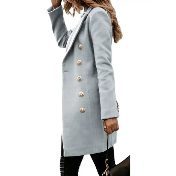 Casaco Elizabeth Mulher – Casaco de moda elegante com tecido suave e corte moderno confortável