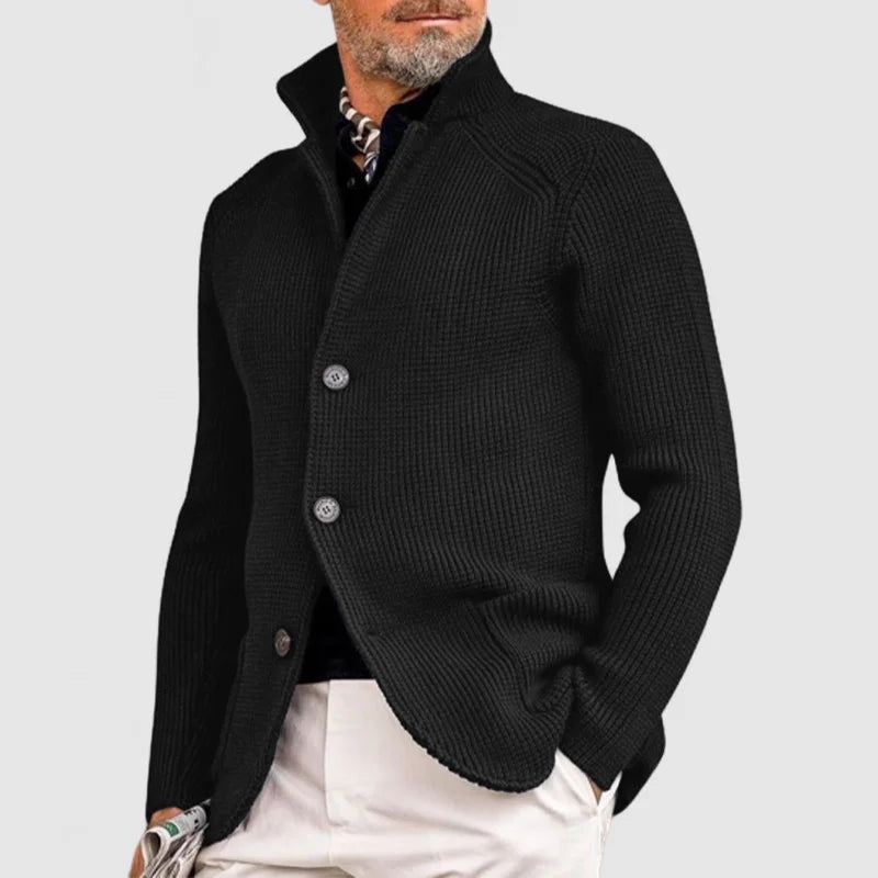 Cárdigan para hombre Francois: elegante, suave y cómodo cárdigan de lana con un estilo clásico.